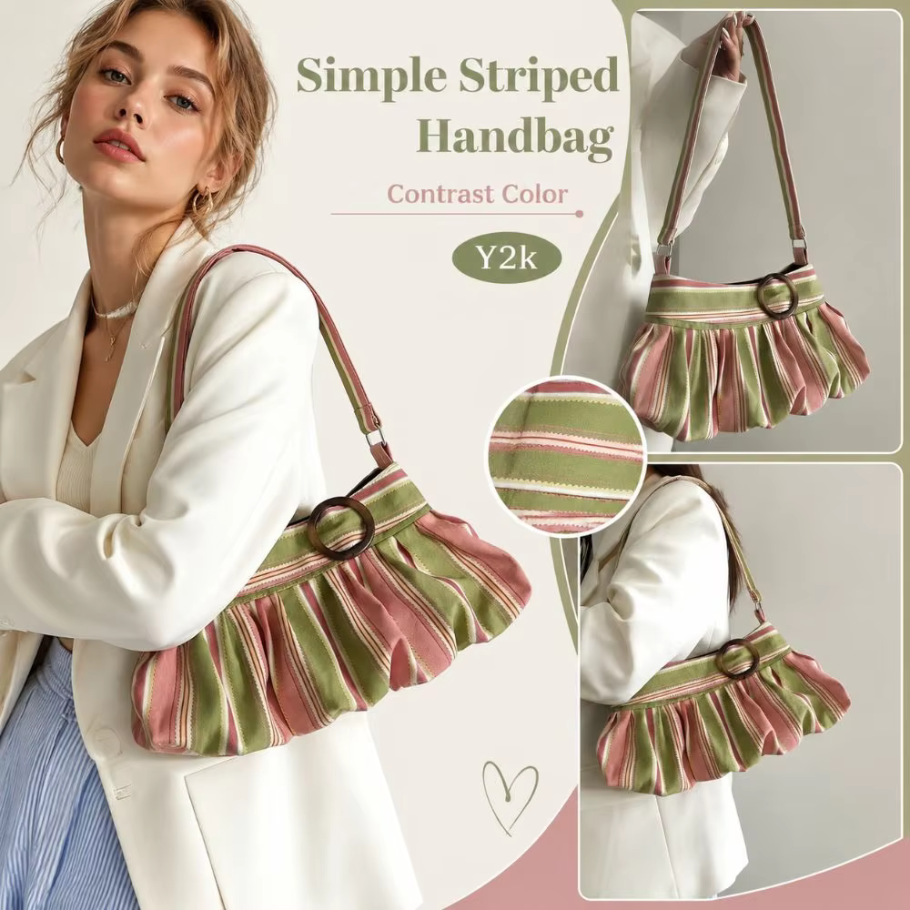 Bolso tote de mujer estilo Y2K con estampado de leopardo