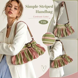 Bolso tote de mujer estilo Y2K con estampado de leopardo