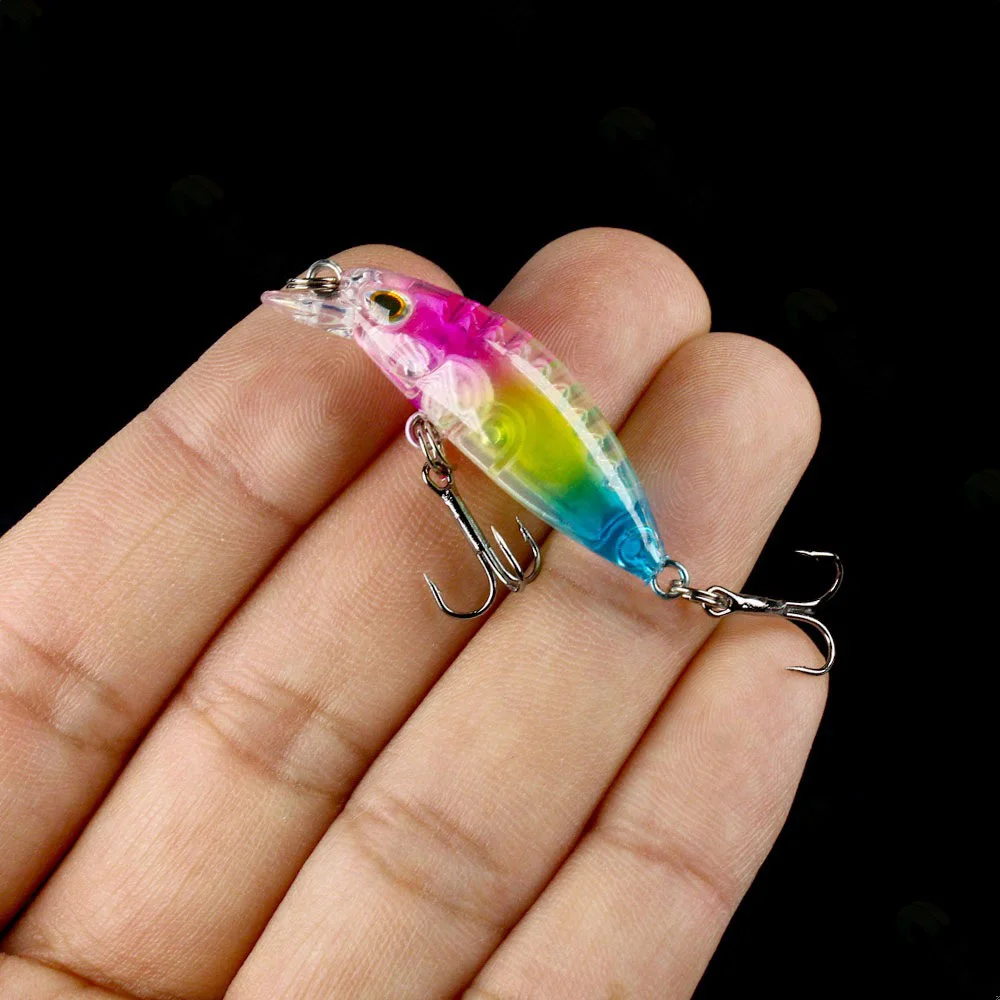 Señuelo Mini Minnow de hundimiento lento para lubina y lucio - imagen 5