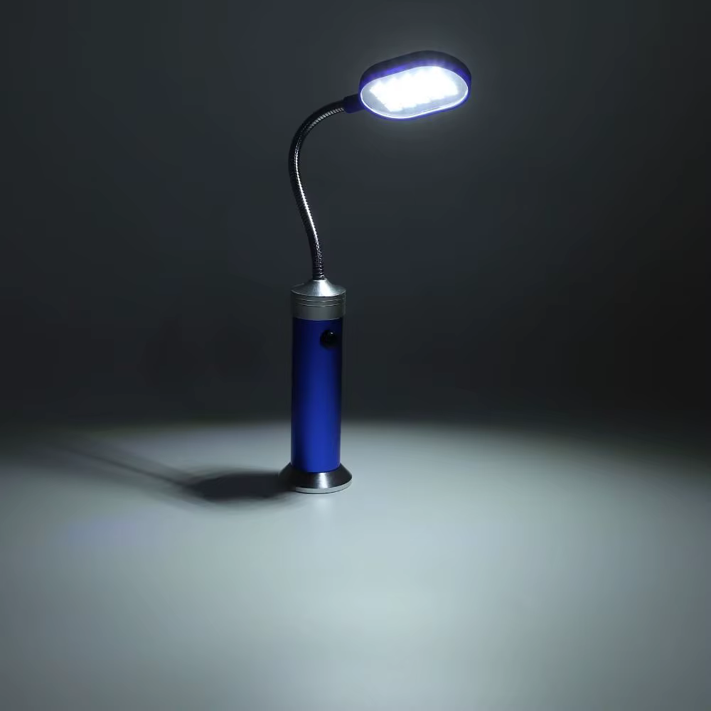 Lámpara LED portátil con base magnética ajustable 360° para exterior - imagen 2