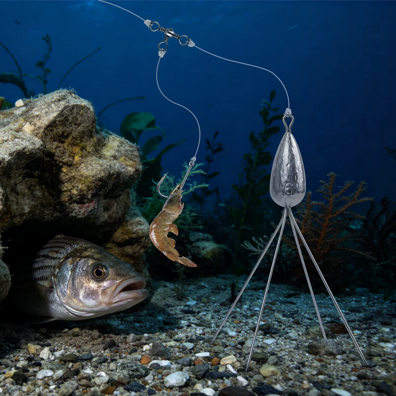 Plomos THKFISH Anti-toque Fondo para Pesca de Superficie en Agua Dulce - imagen 2