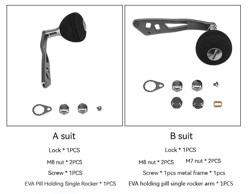Asa Ovalada Baitcast PRO BEROS – Metal giratoria basculante para carrete - imagen 4
