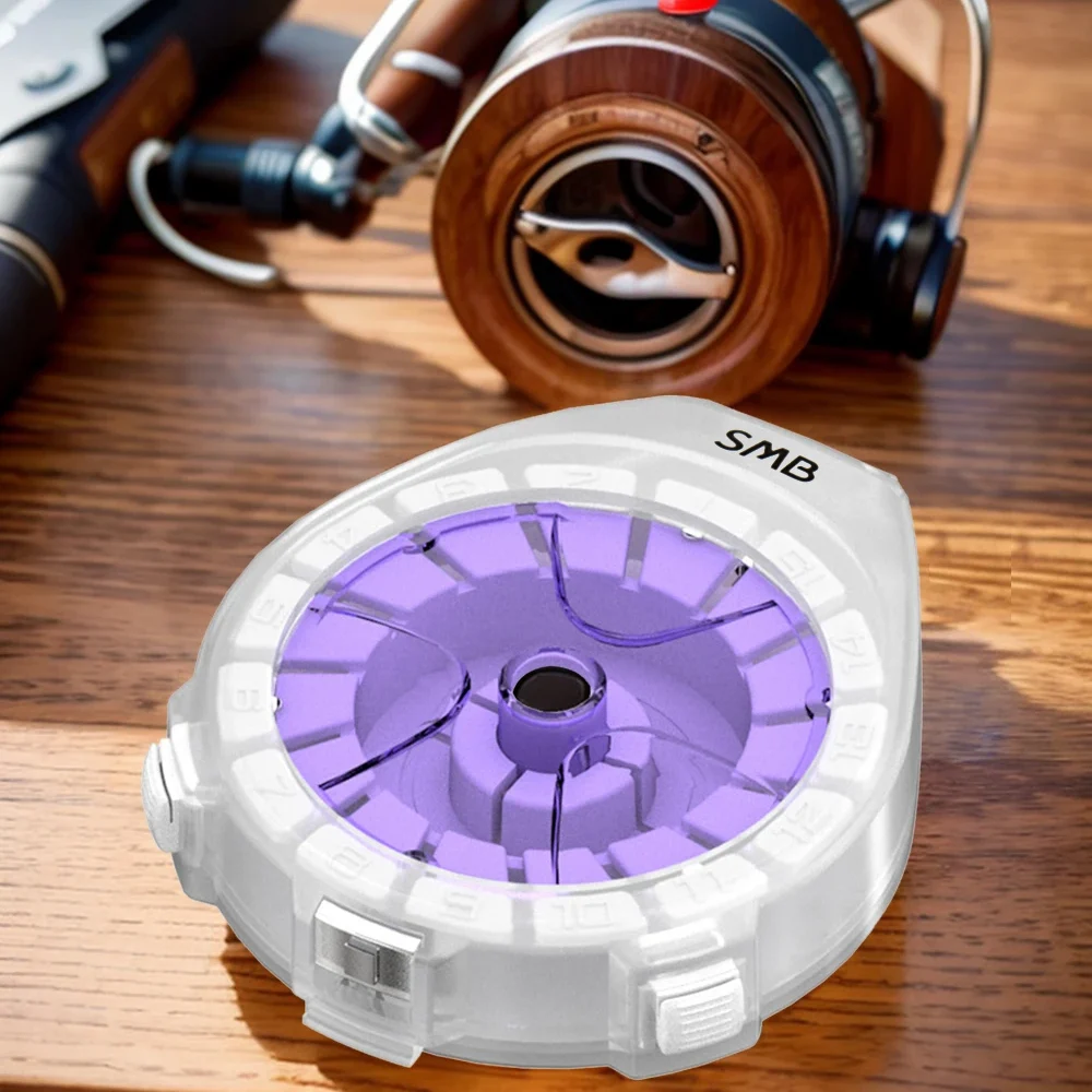 Caja abierta mostrando sedal organizado