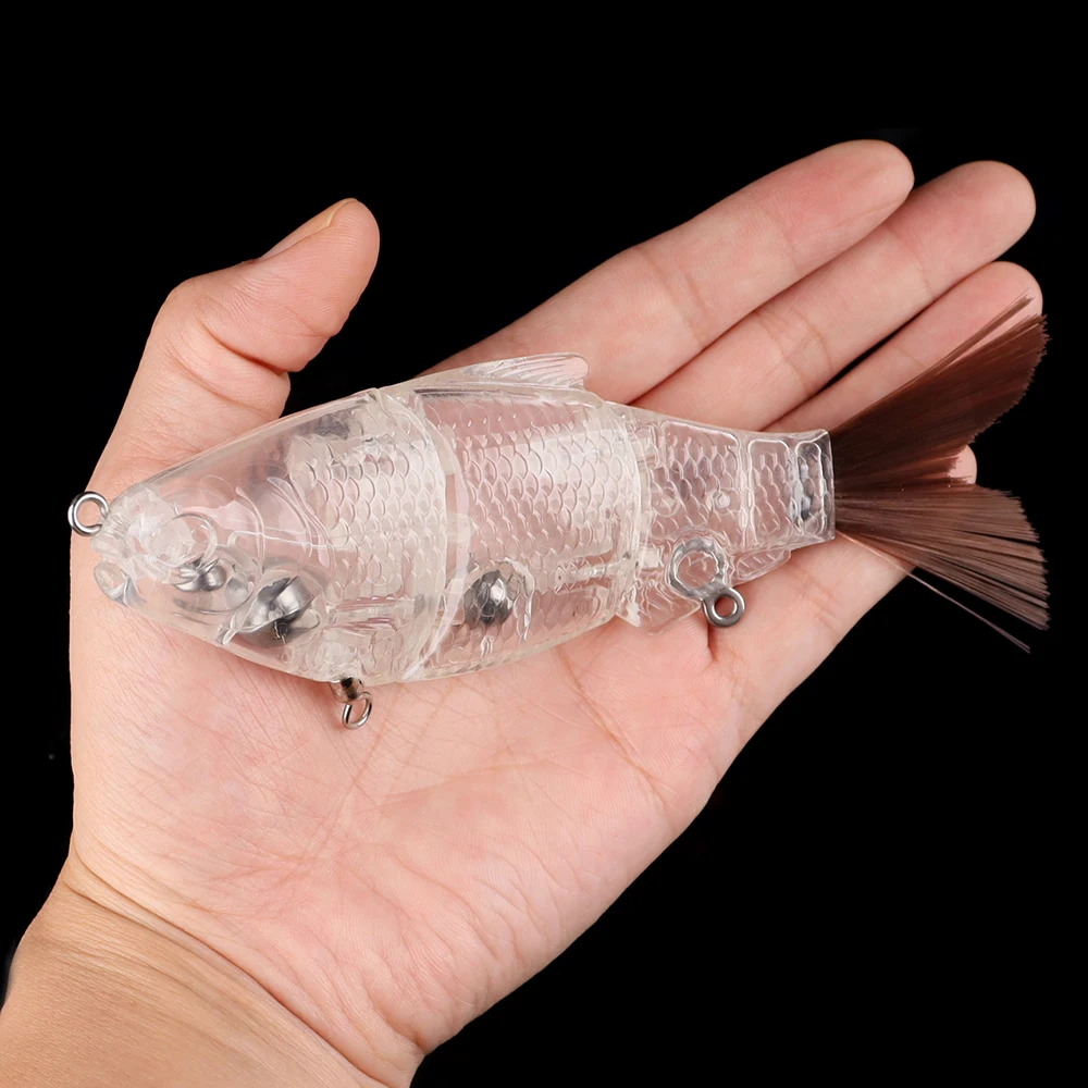 Dr.Holife Glidebait blanco sonajeros articulado sin pintar planeador - imagen 5