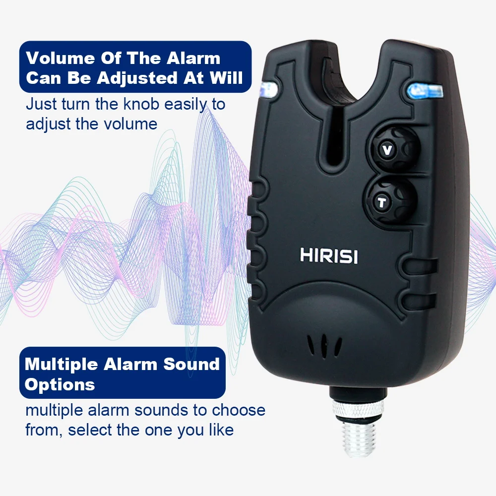 Hirisi SQ-4 alarma inalámbrica LED para carpas, impermeable - imagen 3