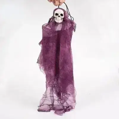 Decoración de Halloween de calavera para casa embrujada y broma de miedo