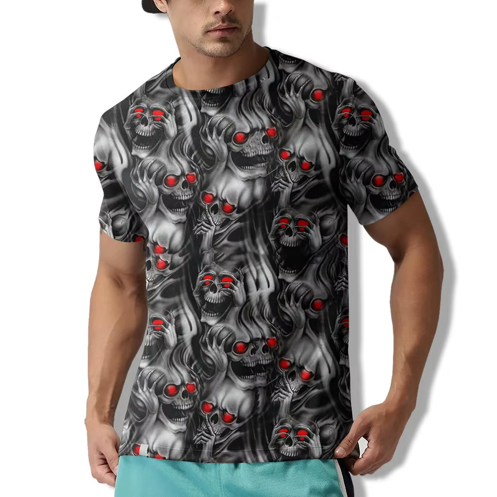 Camiseta Reaper con estampado 3D de calavera Halloween