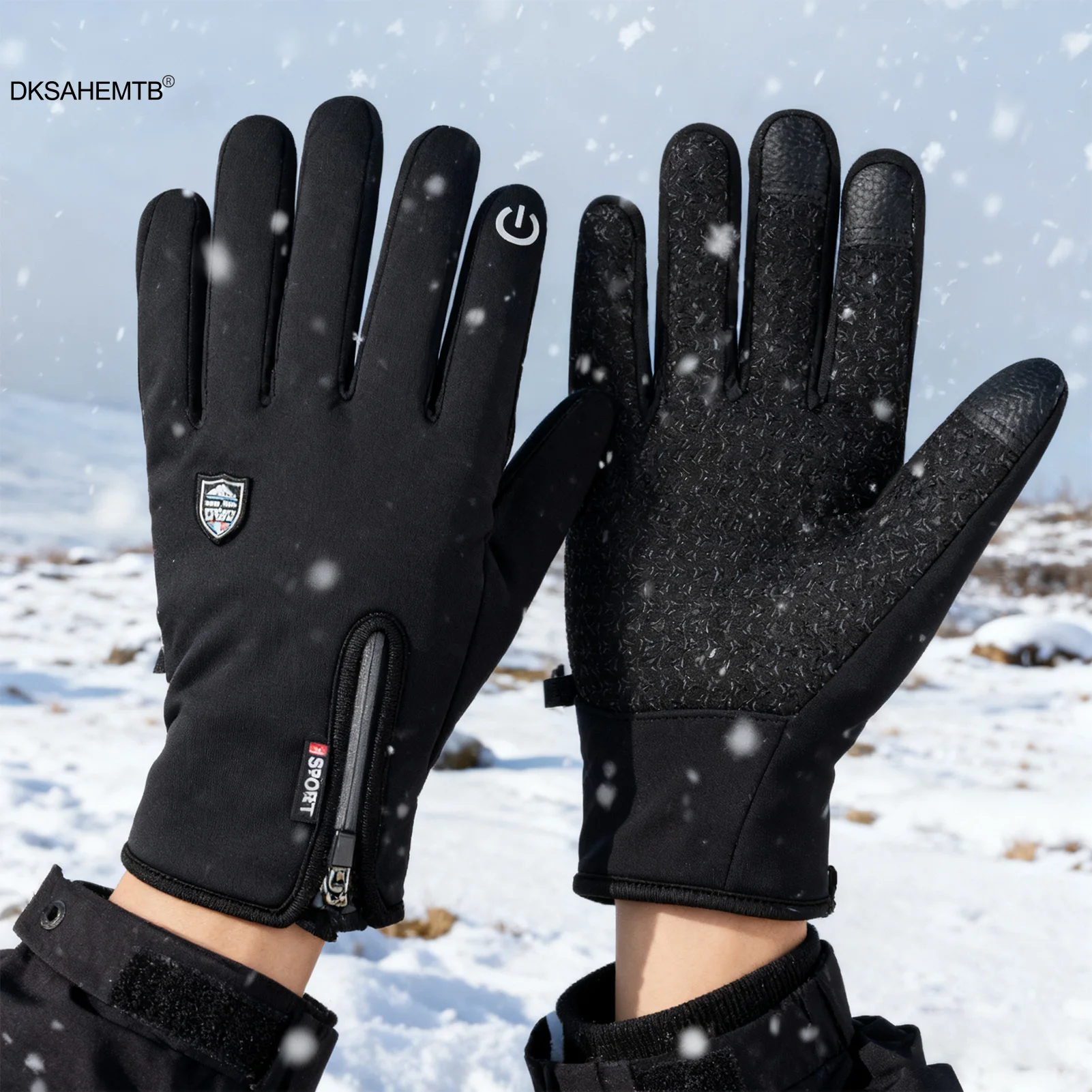 Guantes calefactados eléctricos gruesos para pesca y exterior invierno - imagen 3