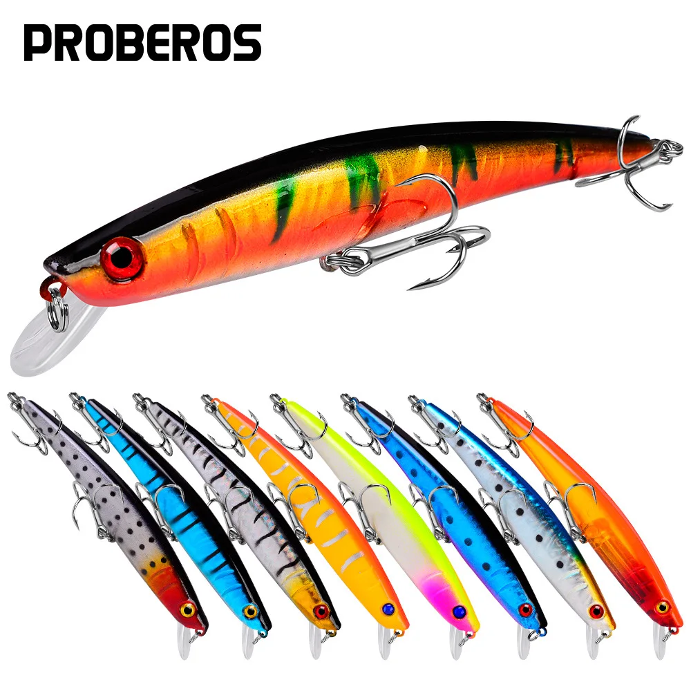 Señuelo Minnow con anzuelos triples PROBEROS para lucio y carpa - imagen 5
