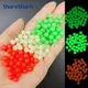 ShareShark cuentas de pesca suaves redondas brillantes en oscuridad