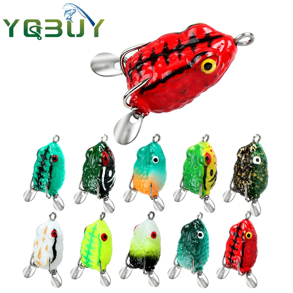 Rana artificial Mini – Señuelo TopWater con anzuelos dobles - imagen 2