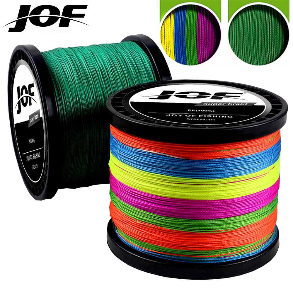 JOF Línea PE trenzada multicolor súper fuerte con alta resistencia - imagen 2