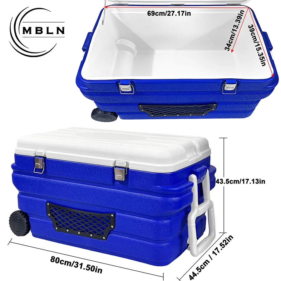 MBLN caja refrigeradora de pesca con ruedas elevables - imagen 3