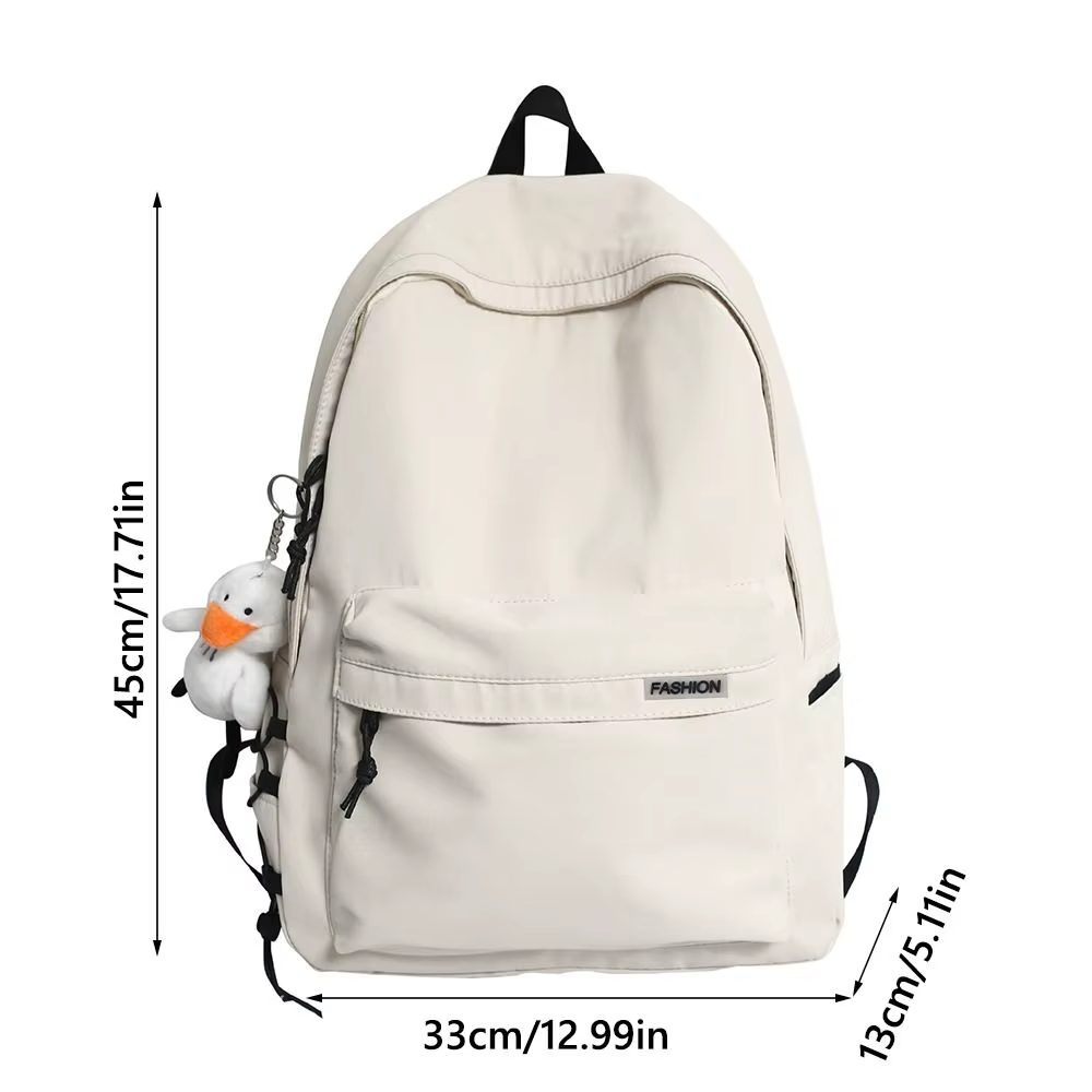 Mochila impermeable de nailon para adolescentes, gran capacidad - imagen 3
