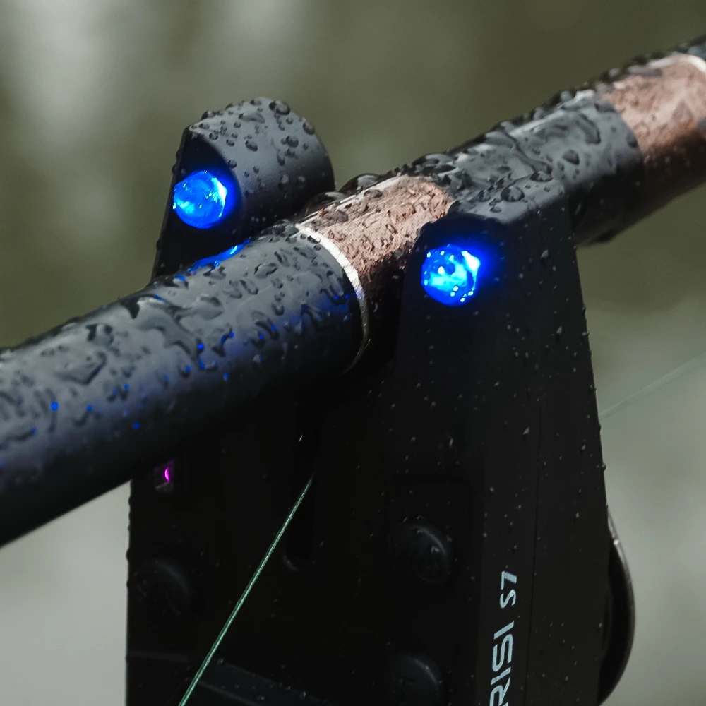 Alarma de pesca Hirisi S7 para carpas con LED impermeable - imagen 2