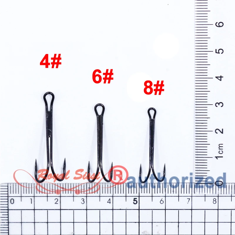 Anzuelos para salmon con doble garra - Vastago largo y resistente - imagen 4