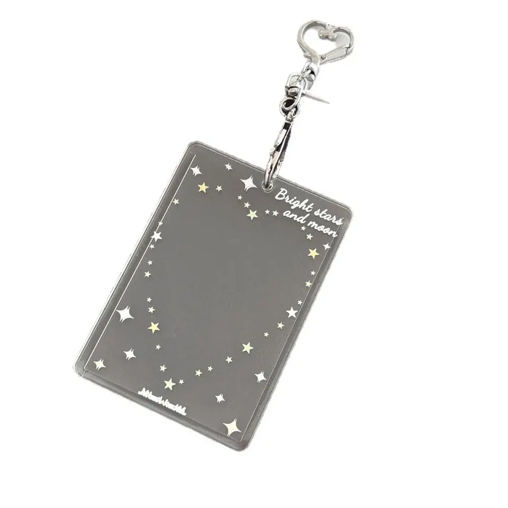 Portafotos Acrílico con llavero y protector de tarjetas diseño corazón - imagen 4