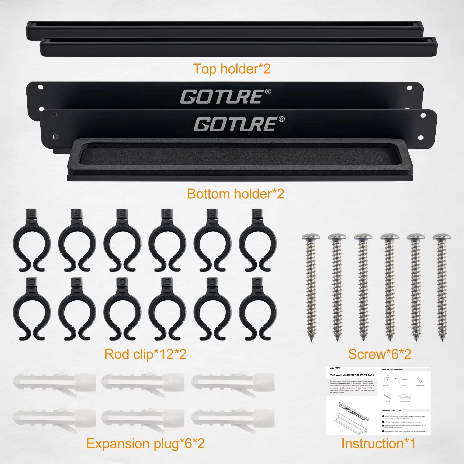 Goture Soporte Vertical para Cañas de Pared - imagen 3