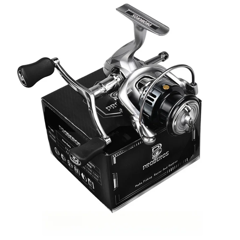 Carrete Shallow Spool doble manivela, lanzado largo para señuelos y roca - imagen 2