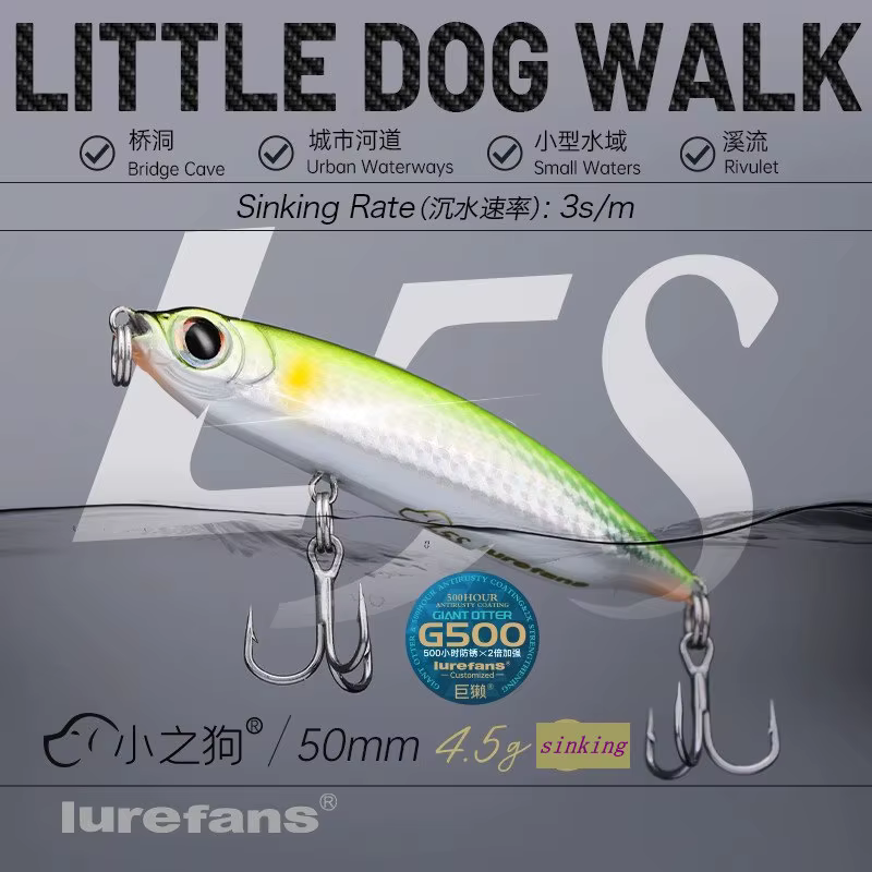 Lurefans Wobbler Pencil Minnow – Señuelo flotante artesanal - imagen 3