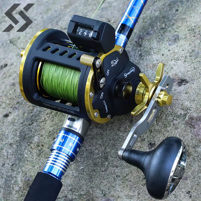 Carrete Sougayilang Baitcasting agua salada – Curricán en océano - imagen 2