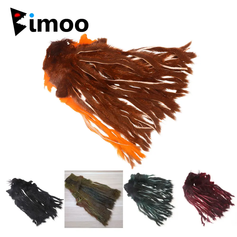 Bimoo Tiras Zonker estrechas de piel ardilla suave precortadas - imagen 2