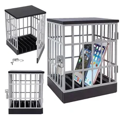 Caja con cerradura para smartphones y móviles de mesa, uso doméstico
