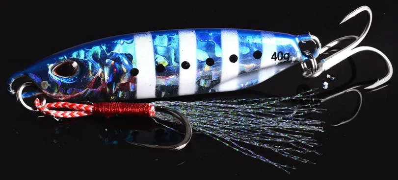 Señuelo metal jigging lento para lubina