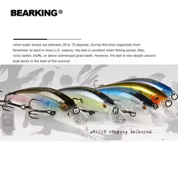 Bearking Minnow 11 cm – Crankbait wobbler de buceo 0.2-1m