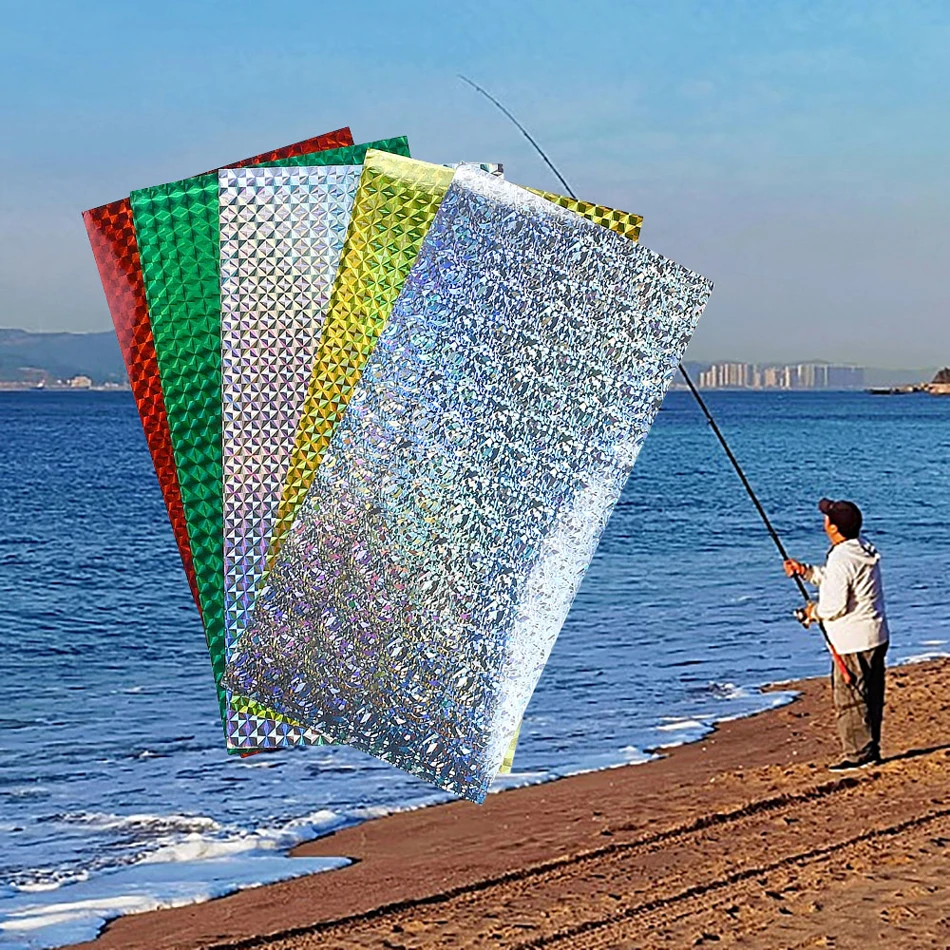 Cinta holográfica brillante para señuelos de pesca