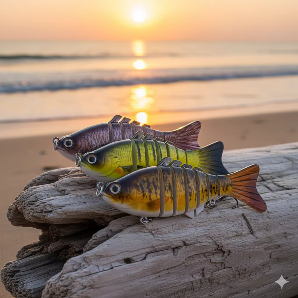 Señuelo Articulado Varios Segmentos – Pesca Marina con Anzuelo - imagen 2