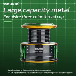 Carrete DEUKIO Spinning 2000-7000 Marino – Freno 33lb, pomo metal