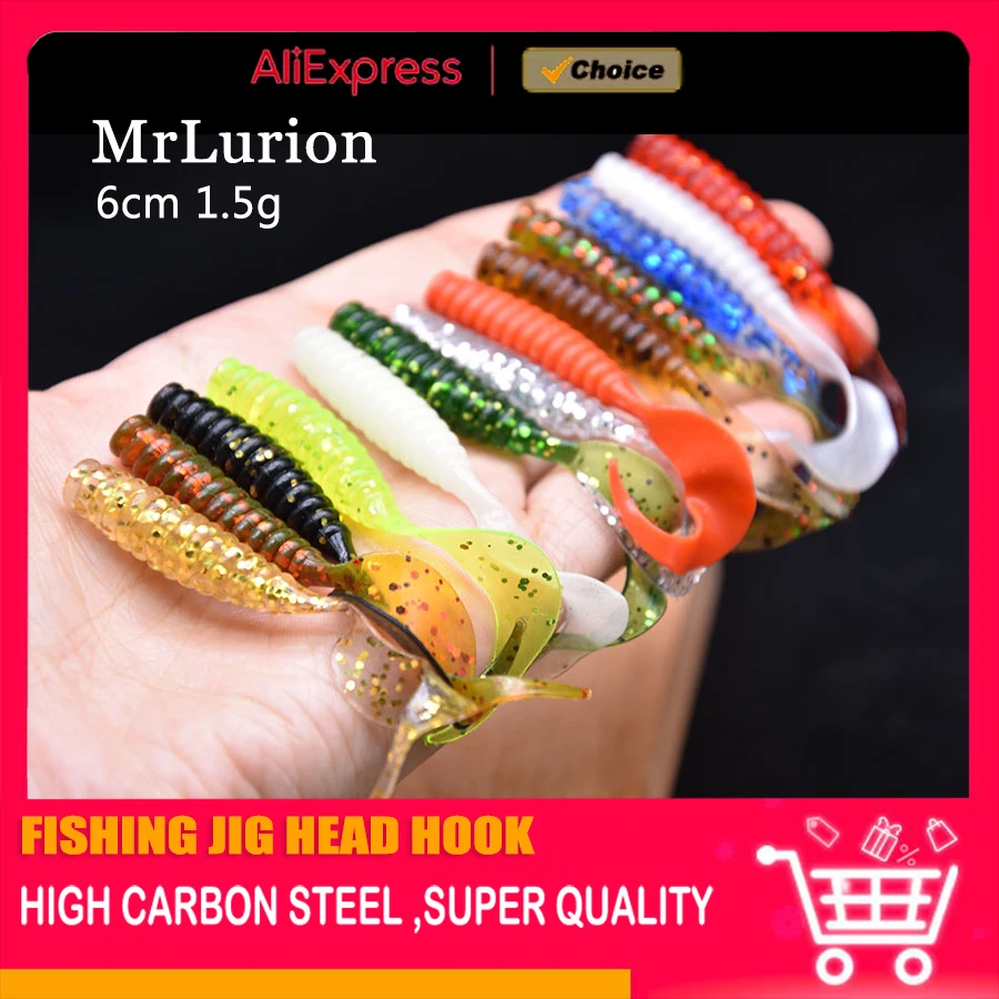 MrLurion Swimbait señuelo suave con acción para lubina y perca - imagen 3
