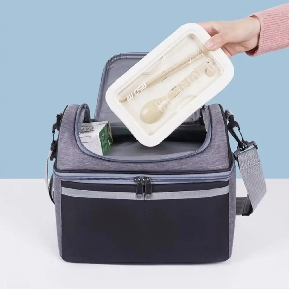 Bolsa térmica impermeable portátil de gran capacidad con cierre Oxford - imagen 3