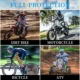 Guantes de moto unisex con pantalla táctil y refuerzo racing carretera - imagen 4