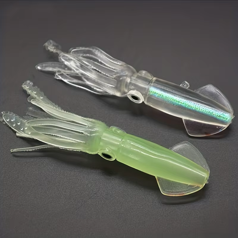 Señuelo Luminoso Suave-Calamar y Pulpo Biónico para Pesca de Arrastre