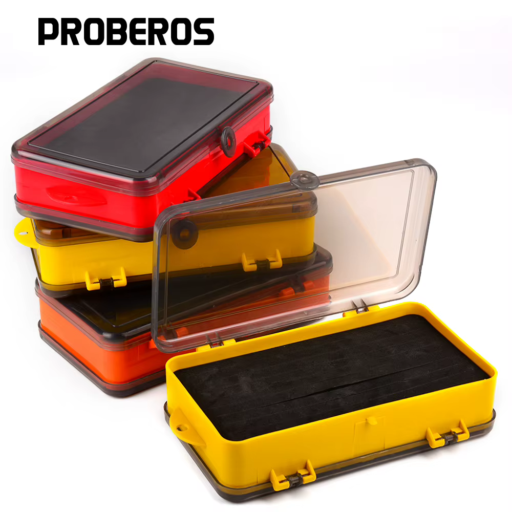 Caja de Señuelos Proberos – Organizador Doble Cara para Jig Head y Vinilos - imagen 5