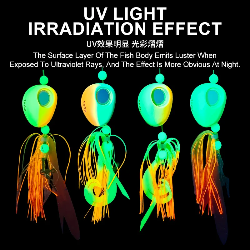 TEASER J145 jig metálico con luz para pesca vertical en mar - imagen 5