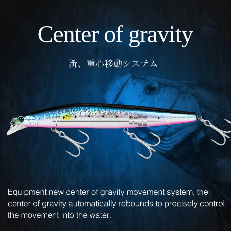 Señuelo Tsurinoya 140F STINGER Minnow flotante para mar - imagen 5