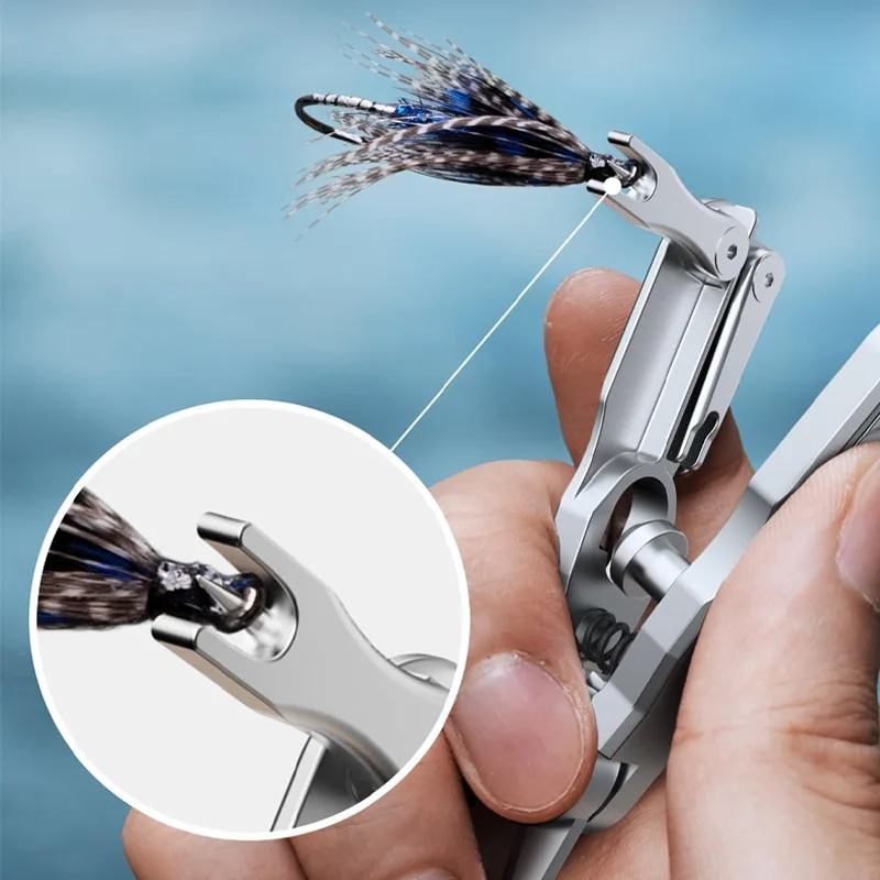 Tijeras de pesca acero inox para alambre carbono, PE y nailon - imagen 5