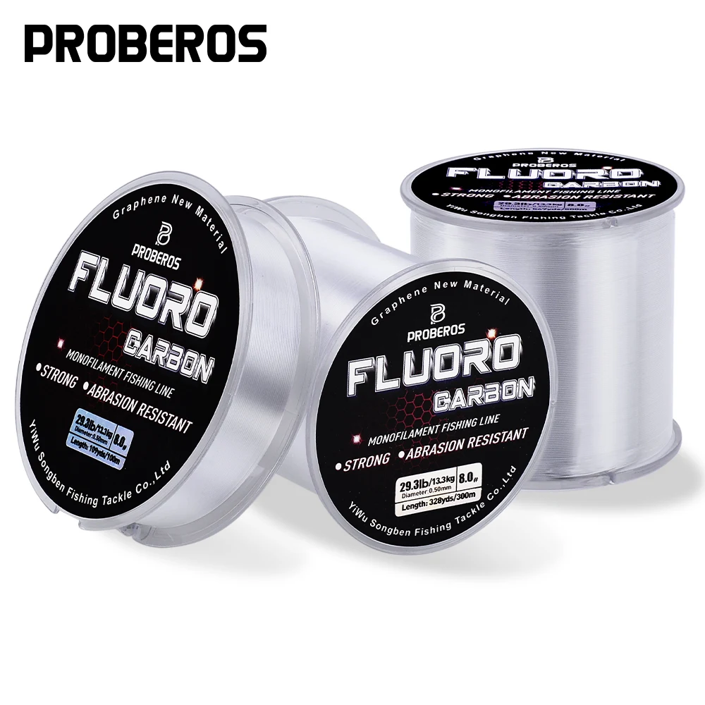 Proberos Líder de Fluorocarbono para Pesca a Mosca