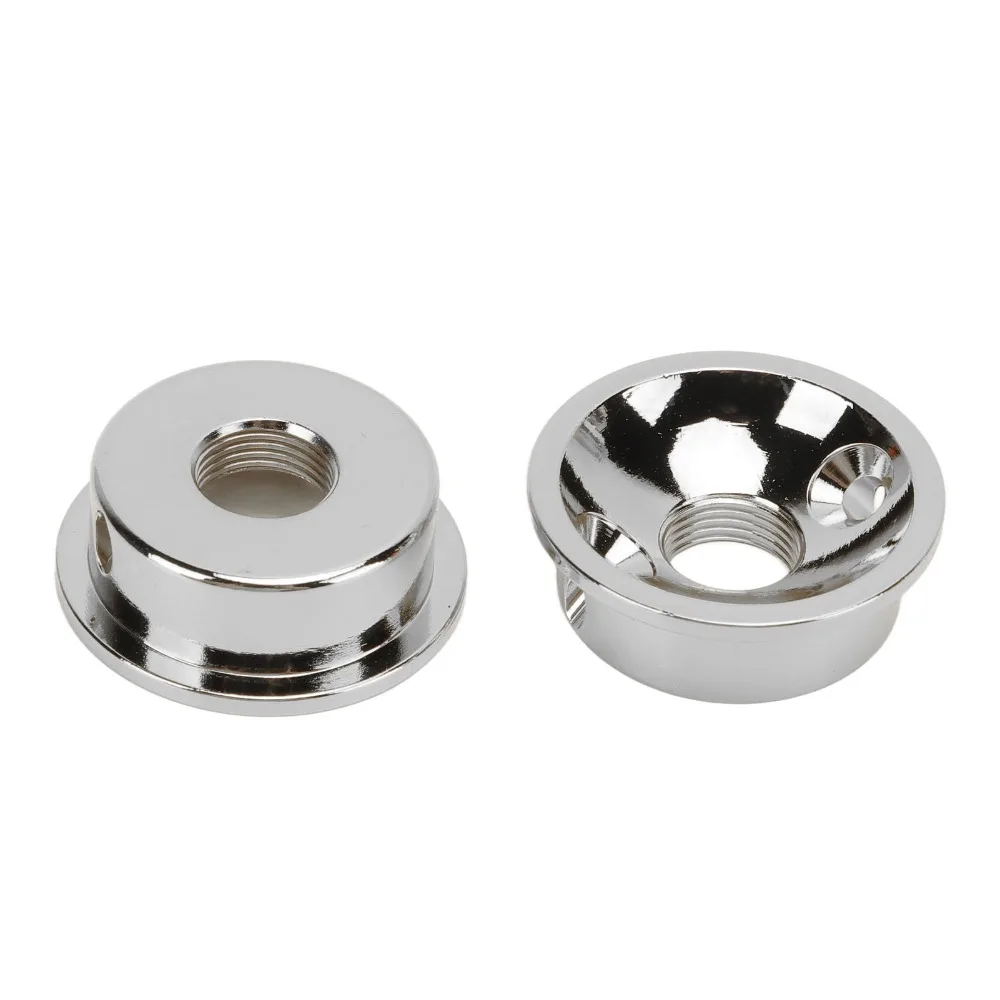 Cubiertas de conector Jackplate metálicas redondas de zinc con tornillos