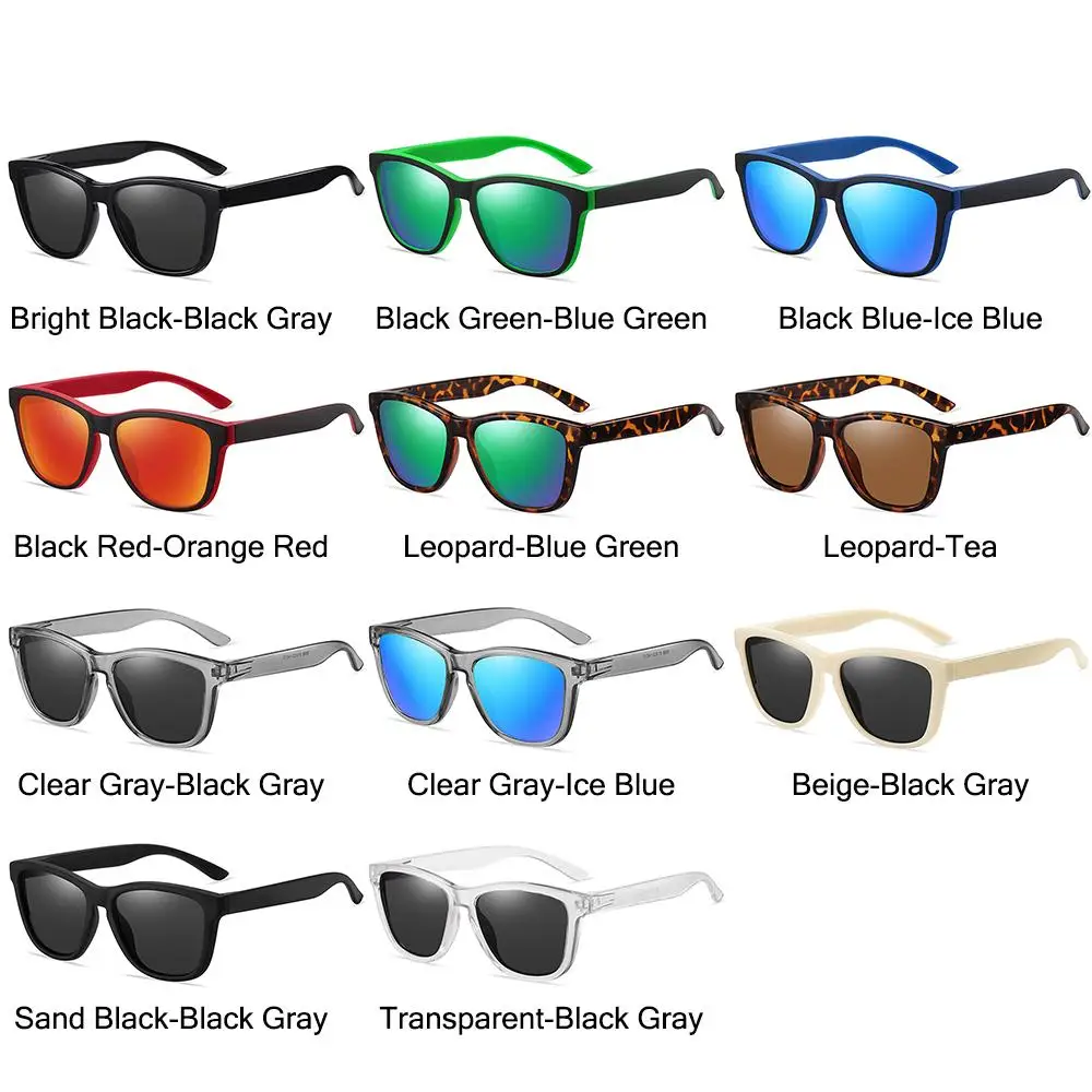 Gafas de sol polarizadas estilo retro con lentes espejadas