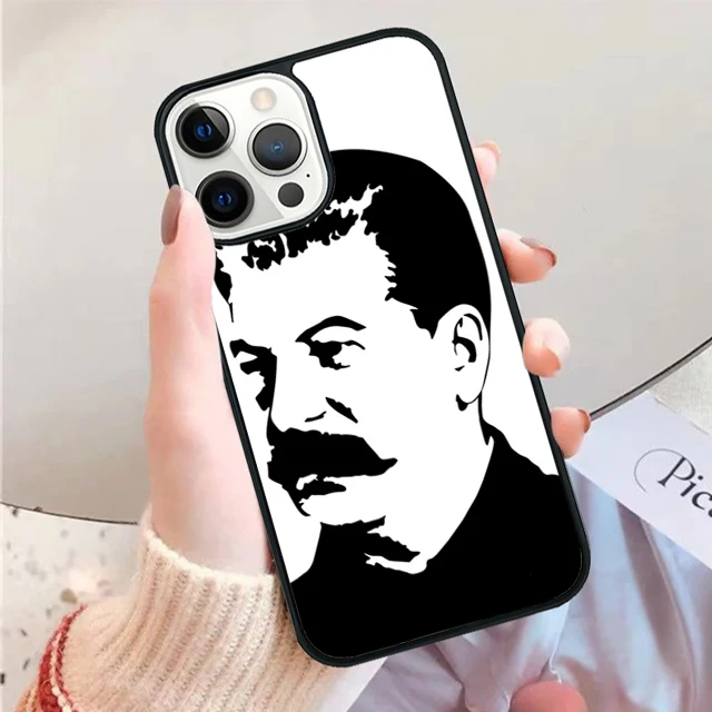 Detalle del diseño frontal con retrato de Stalin