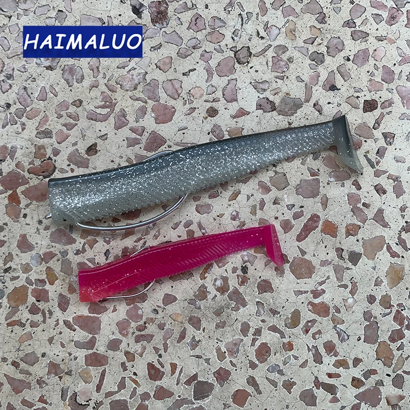 Ejemplo de montage con cabeza plomada y anzuelo