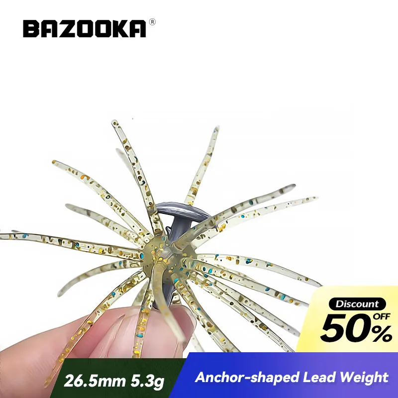 Señuelos Bazooka para cebo de erizo de mar con plomo ancla - imagen 4