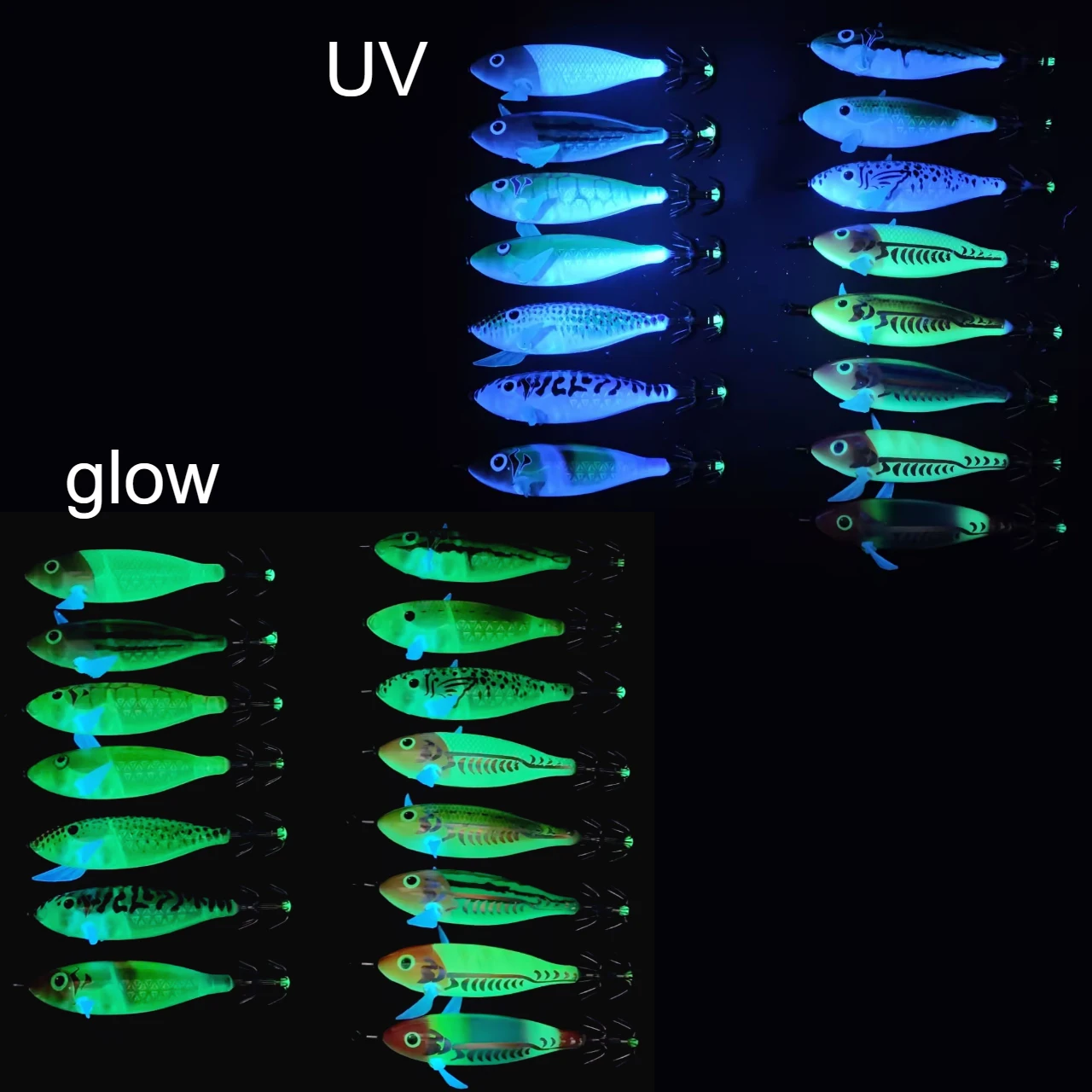 BRAVMACK Egi luminoso UV horizontal para sepia y pulpo - imagen 5