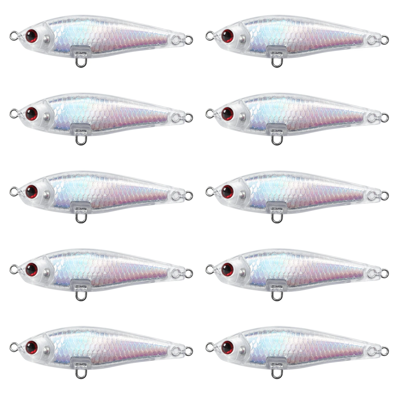 FREE FISHER Crankbait VIB holográfico rígido – Señuelo pesca - imagen 2