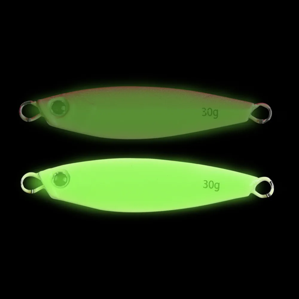 Colección de colores disponibles del señuelo jigging luminoso