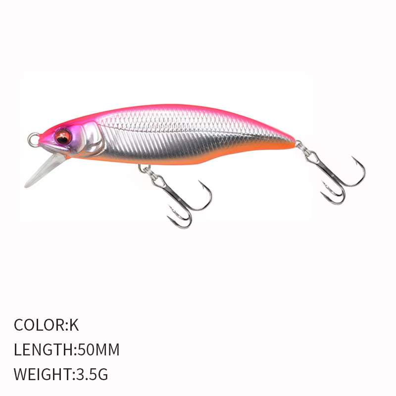 Señuelos Jerkbait Flotantes 50 mm – Cebo Artificial para Carpa